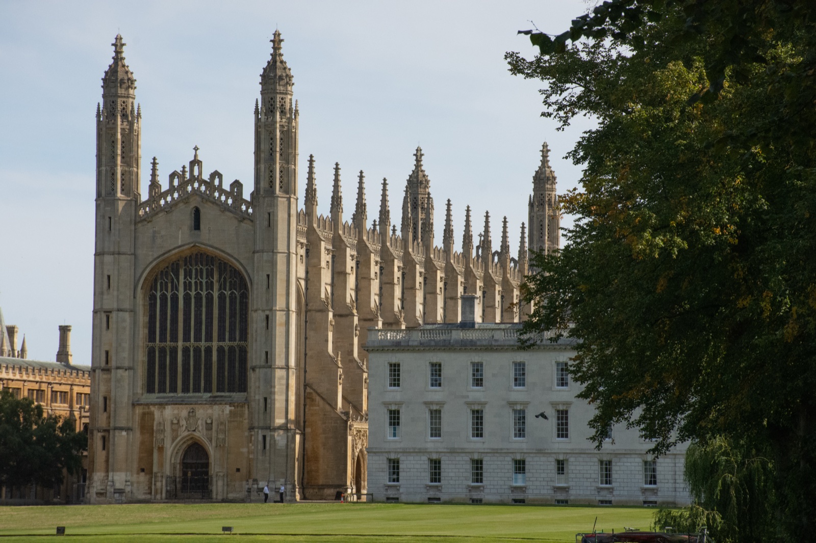King's College Chapel and the Gibbs' Building, viewed from the Backs